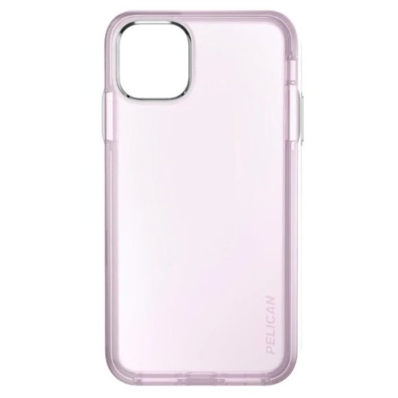 *NEW* Pelican Mogul iPhone 11 Pro Max/Xs Max phone case -  Light Pink/Clear - Picture 1 of 3